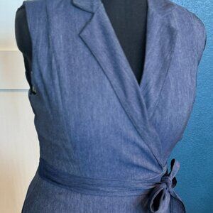 Julia Jordan - Fancy Denim Wrap Dress